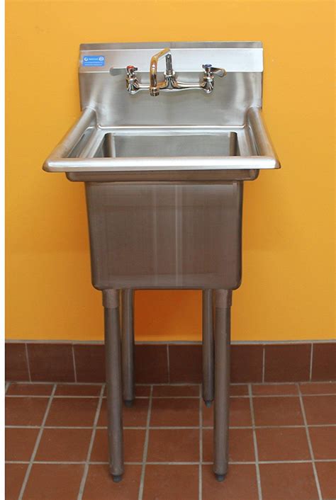 stainless steel laundry utility sink